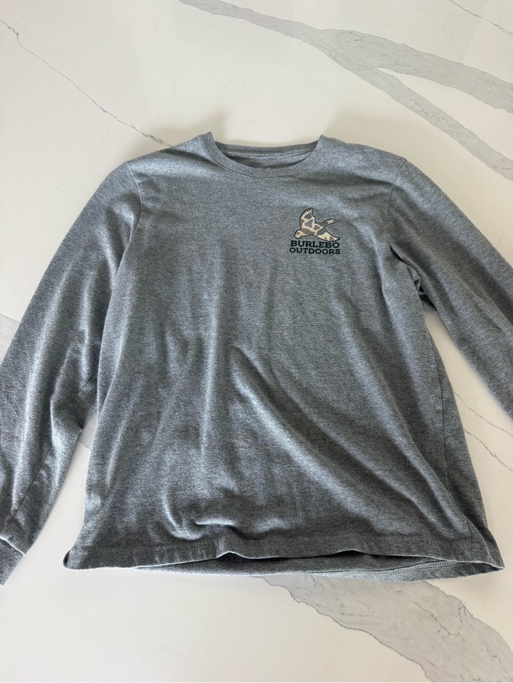 Burlebo Youth Gray Long Sleeve Tee